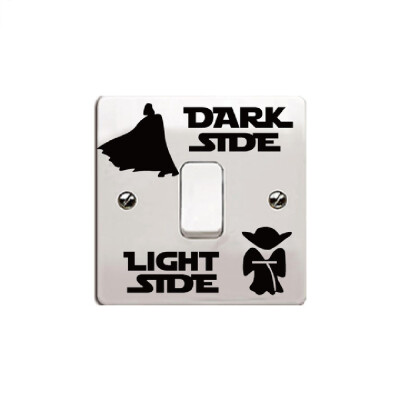 

New Dark Light Side Vinyl Switch Sticker Fashion Accessories Vinyl Decal