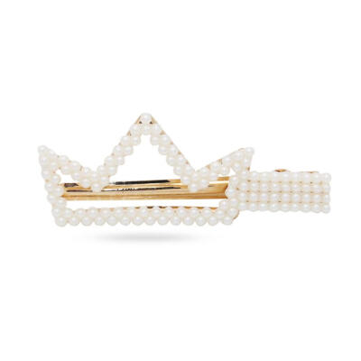 

Korean Pearl Hair Clip for Women Elegant Barrette Hairpin Hair Styling Gift