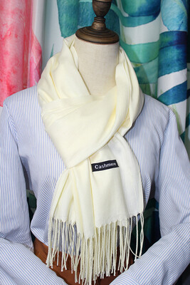 

Pashmina Cashmere Scarf Shawl Wrap Plain Stole Silk Soft Women Men Wool Warm Sol