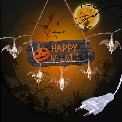 

Halloween decorating lights LED indoor lighting string lights funny tricks bat lanterns