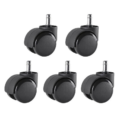 

5pcs Replacement Office Chair Swivel Caster Wheels Office Roller Caster Wheels Computer Chair Swivel Caster Office Chair Casters U