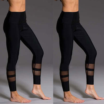 

Women Yoga Fitness Leggings Running Gym Stretch Sports High Waist Pants Trousers