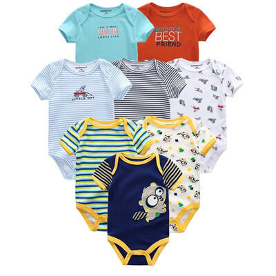 

Baby Boys Clothes Newborn 0-12M Babywear Cotton For Babies Unicorn Baby Girls Clothes Clothing Sets Rompers Baby Bodysuits 8PCS