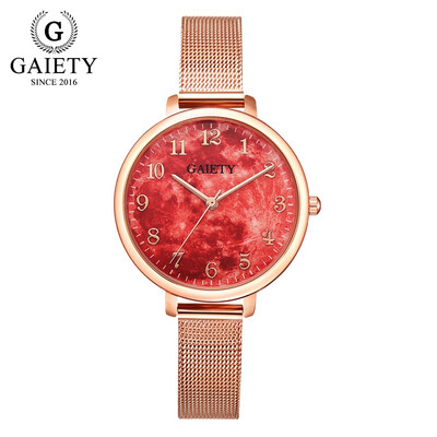 

GAIETY G573 Women\S Watch Ultra-Thin Large Dial Mesh with Quartz Watch