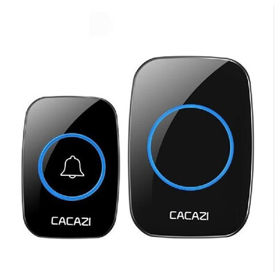 

Waterproof Transmitter 38 Ringtones LED Indicator Door Chime Wireless Doorbell