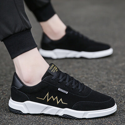 

Mens shoes summer 2019 new Korean fashion Joker shoes casual canvas shoes flat autumn sports shoes
