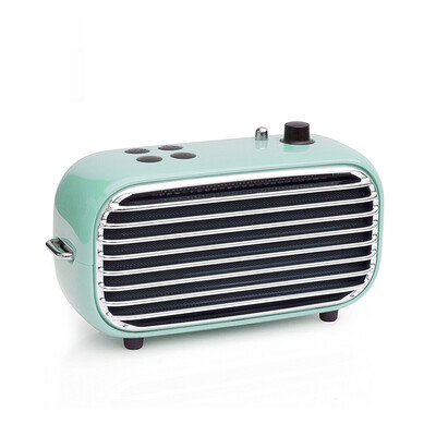 

Beijing made x Lofi LOFREE poisonous bluetooth speaker portable desktop mini stereo subwoofer mobile phone wireless retro radio small stereo blue