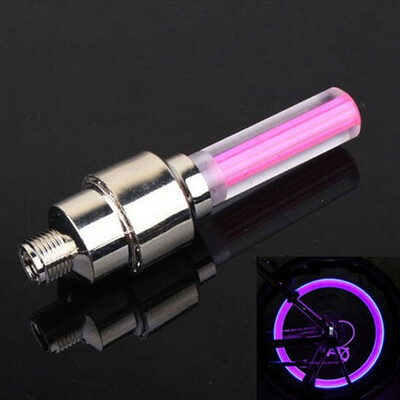 

2PCS bike light mountain road bike bicycle lights LEDS Tyre Tire Valve Caps Wheel spokes LED Light no battery