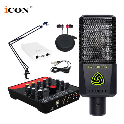 

Aiken iCON Upod pro USB external sound card computer mobile phone universal anchor live broadcast equipment full set Upod proLEWITT LCT 240 PRO