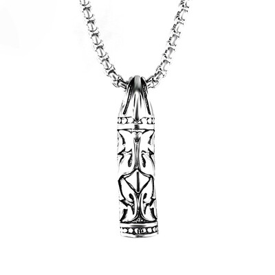 

Stainless Steel Cross Necklace For Men Woman Punk Cute Vintage Rock Hiphop LP0057