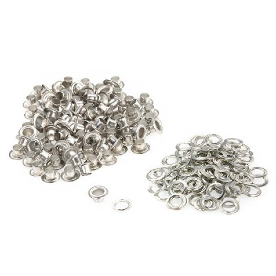 

Grommet Kit 100 Set 10mm 2 5in Inside Diameter Grommet & Gasket Setting Tool Metal Eyelets for Shoes Clothes Leather Crafts DIY