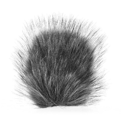 

95cm115cm Grey Microphone Furry Windscreen Fur Windshield Wind Muff for Shenggu SG108&Other Medium & Short Size Recording M
