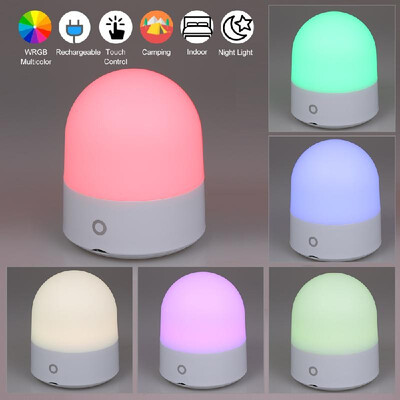 

LED Night Light Touch Control Lamp Dimmable Warm White Light & Color Changing RGB for Bedrooms Living Room Nursery Night Portable