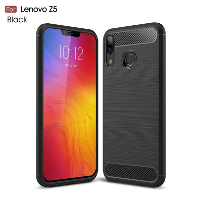 

Soft Bumper Case Lenovo Z5 L78011 Silicone Case Lenovo Z5 Brushed TPU Phone Cover