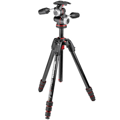 

Manfrotto MK190GOC4-3WX 190GoM carbon fiber tripod 3D pantilt set