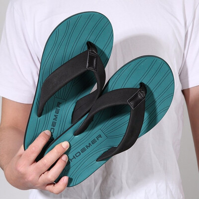 

2019 original new summer fashion rubber mens flip-flops large size foreign trade slippers explosions