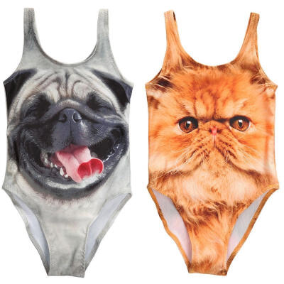 

Animals Girl Kids Bathing Suit Swimwear Bikini Tankini Swimsuit Swimming Costume