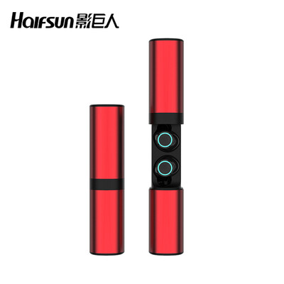 

Shadow Sun China Red T6 binaural Bluetooth headset really wireless earbuds in-ear sports running mobile phone headset can answer the phone universal music headphones