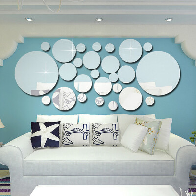 

3D Decorative Mirror Wall Stickers