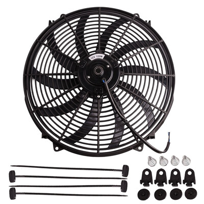 

7" 10" 12" 14" 16" 12V Universal Electric Radiator Cooling Fan Push Pull Slim Mounting Kit