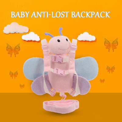 

Baby Walking Safety Backpack Toddler Anti-Lost Backpack with Safety Rope Children Travel Bag-Cartoon Elephant