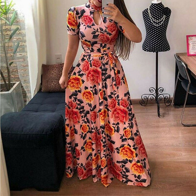 

Women Ladies Maxi Dress Boho Evening Party Summer Beach Casual Long Sundress