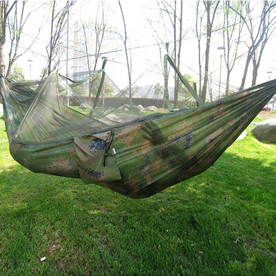 

Portable Single-person Mosquito Net Hammock Hanging Bed for Travel Camping