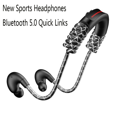 

Bluetooth 50 wireless sports Bluetooth headset waterproof&sweat-proof running fitness can not afford to lose