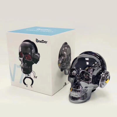 

Creative Skull Bluetooth Speaker Portable Bluetooth Wireless Speaker With Stereo Sound