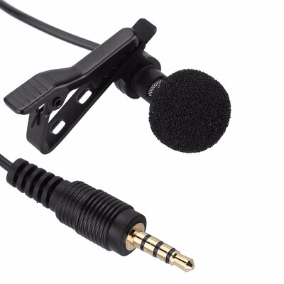 

Clip-on Lavalier Microphone Condenser Microphone for iPhone iPad Android Smartphones Perfect for Interview