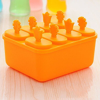 

DIHE Frozen Square Plastic Ice Cream Tool Popsicle Maker Kitchen DIY Mold