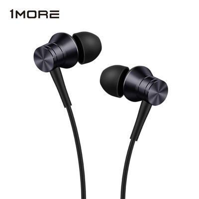 

1MORE Piston Fit In Ear Earphone Aluminium Alloy Aerospace Metal Diaphragm with Microphone 45 degree eartips E1009