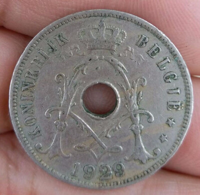 

26mm USED CONDITION Belgum 25 Cents Coin Random Year
