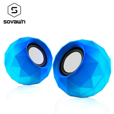 

Mini Computer Speakers Good Sound PC USB Power 35mm AUX 12m Cable Breathe LED Music Laptop Speaker for Phone for Notebook