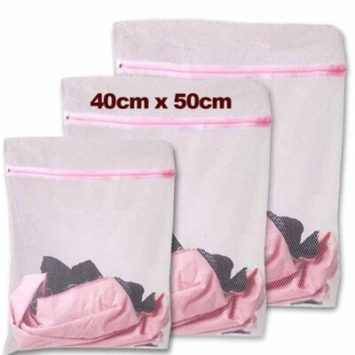 

10PCS Zippered Mesh Laundry Wash Bags Foldable Delicates Lingerie Bra Socks Underwear Washing Machine Clothes Protection Net