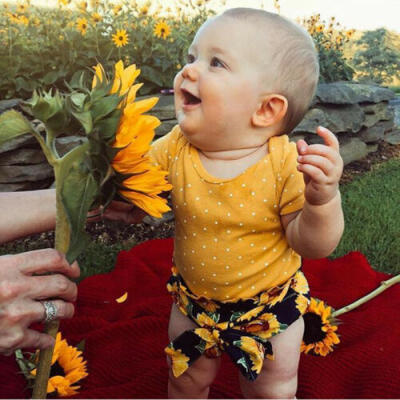 

US Baby Girl Clothes Romper Top Jumpsuit Pant Infant Kids 2Pcs Floral Outfit Set