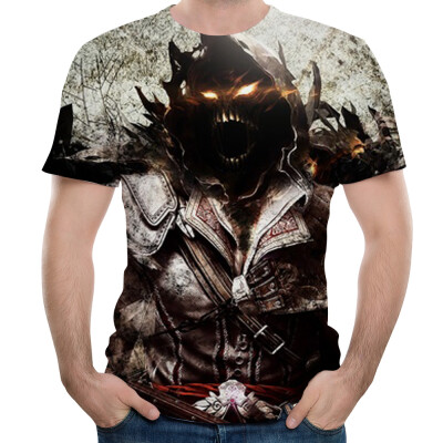 

Summer New Style Men\s Casual Trend 3D Printing Short-Sleeved T-shirt