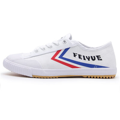 

Feiyue leap classic classic Chinese men&women canvas sports&leisure trend small white shoes 334 white red blue 43