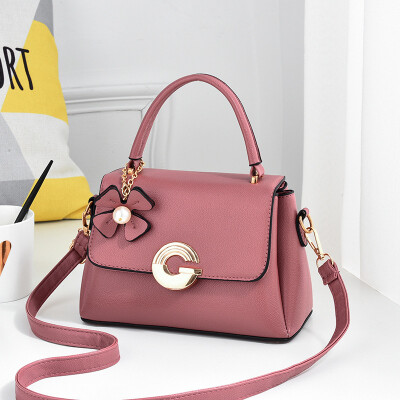 

Female bag 2019 new Korean fashion ladies big bag PU leather simple diagonal shoulder bag