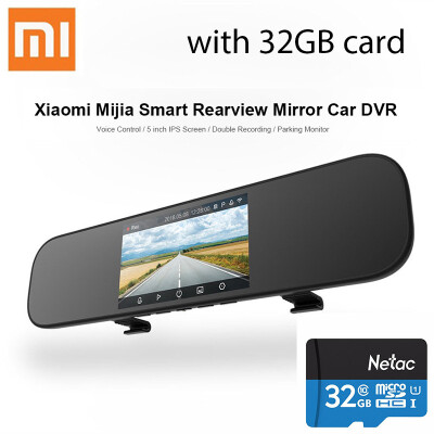 

Xiaomi Mijia Smart Car Dash Camera 5 inch IPS Rearview Mirror Car DVR Voice Control Driving Recorder 160 Degrees Parking Monitor