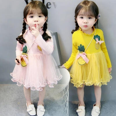 

Cute Baby Kids Girls Newborn Princess Pageant Party Tutu Dress Lace Flower Dresses