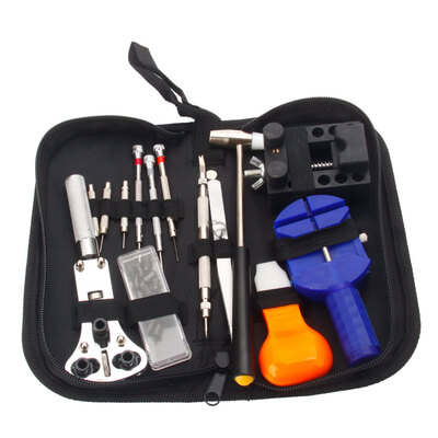 

13PCS Watch Battery Change Repair Tool Band Pin Remover Back Case Opener Kit