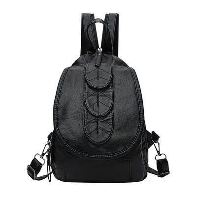 

Soft PU Leather Travel Backpacks Korean Women Casual Vintage Rucksack Bags