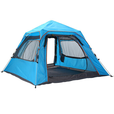 

MIAN BAO SHU Quartet account automatic tent 2-4 people spring outdoor thickening rain single camping camping 13544