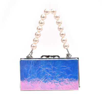 

Tailored Women Retro Pearl Leather Colorful Crossbody Beach Bag Waterproof Messenger Bag