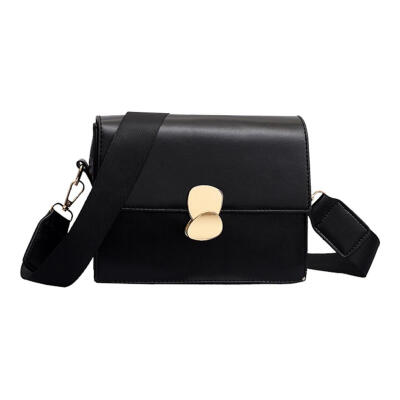 

Women Crossbody Handbags Solid Color PU Leather Messenger Shoulder Bags