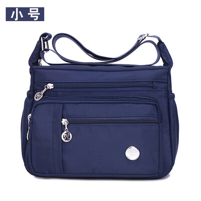 

Nylon Oxford cloth bag inclined backpack leisure shoulder bag canvas satchel female large capacity middle-aged&elderly mother
