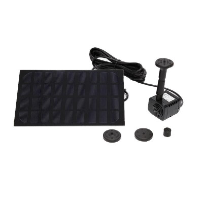 

Square 9V 18W 200 LH Solar Fountain Water Pump Panel Kit for Pool Garden Pond Waterpump Aquarium Brushless