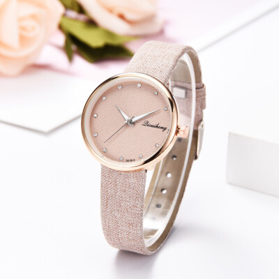 

RM Fashion Simple And Simple Casual Monochrome Leather With Strap Ladies Watch