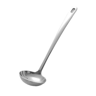 

Stainless Steel Thicken Long Handle Soup Spoon Hot Pot Colander Strainer